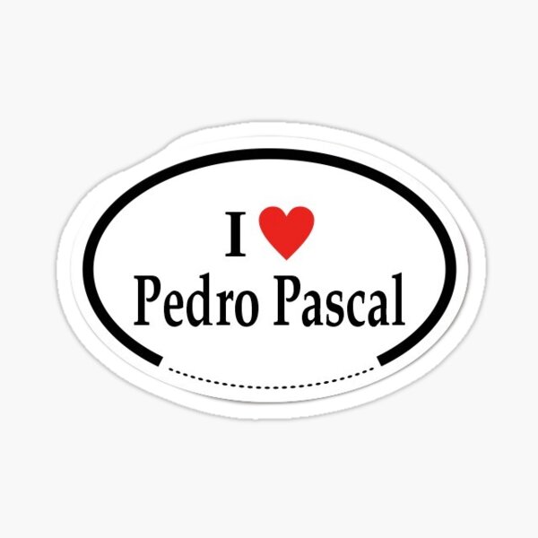 Aperçu de l'œuvre je coeur pedro pascal créée et vendue par thehappymite.