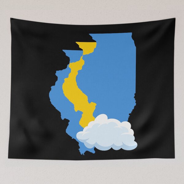 Item preview, Illinois Border, Sky designed and sold by LatterDaze.