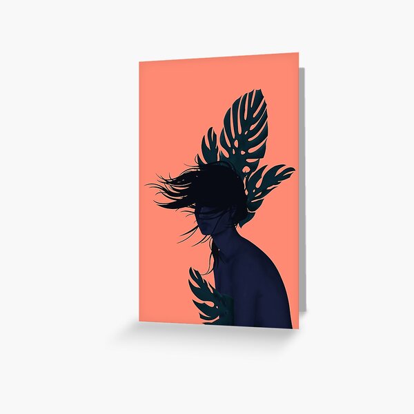 Windy day Greeting Card