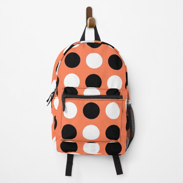 Artikelvorschau, Polka Dots Black White and Orange entworfen und verkauft von tonymagnerart.