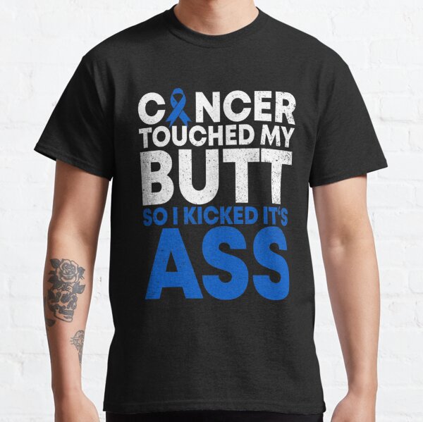 Funny Colon Cancer Survivor Cancer Awareness Ribbon Classic T-Shirt