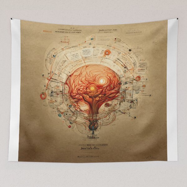 Item preview, Brain Map designed and sold by almodozo.