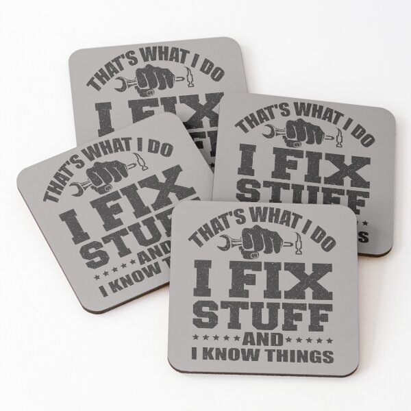 Item preview, That's What I Do I Fix Stuff And I Know Things T-Shirt designed and sold by tshirtsdesk.