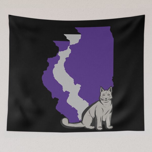 Item preview, Illinois Border, Wildcats designed and sold by LatterDaze.