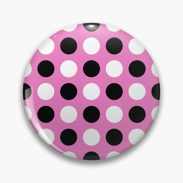 Artikelvorschau, Polka Dots Black White and Pink entworfen und verkauft von tonymagnerart.