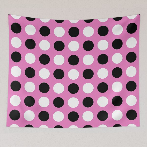 Item preview, Polka Dots Black White and Pink designed and sold by tonymagnerart.