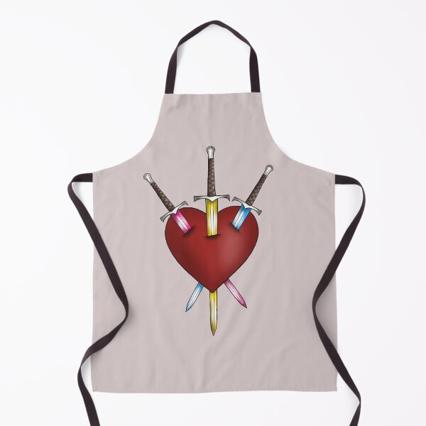 Item preview, pansexual three of swords designed and sold by atlasbackache.