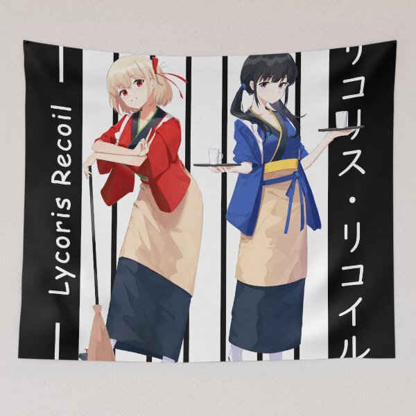 Item preview, Cute maids chisato and takina - Lycoris Recoil designed and sold by GuheheOtaku.
