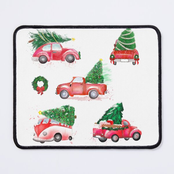 Item preview, Large Classic Red Truck Holiday Pattern designed and sold by GladYoureHere.