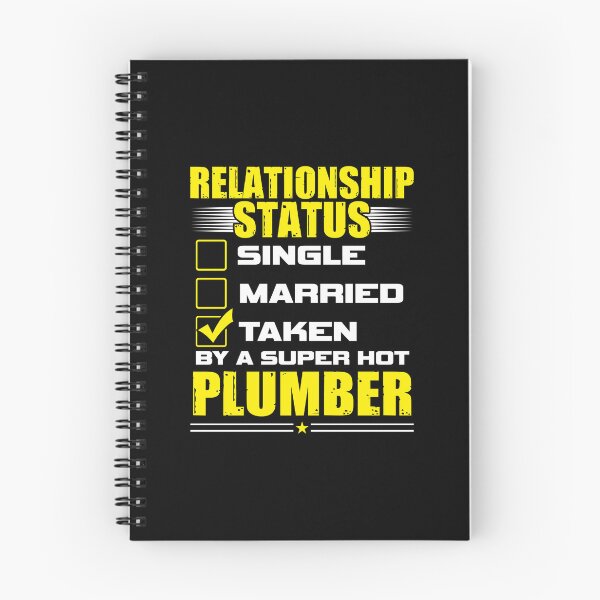 Item preview, Funny His and Her Gift Idea Plumber Relationship Status designed and sold by haselshirt.