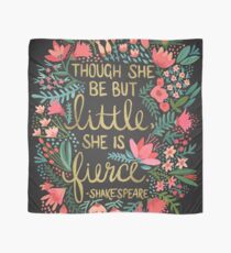 Little & Fierce on Charcoal Scarf