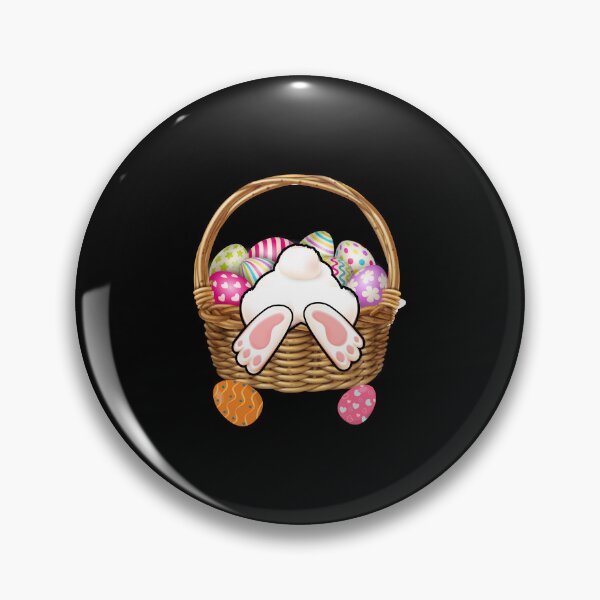Item preview, Cute Bunny Rabbit Basket Easter Egg Hunting Boys Girls Kids designed and sold by haselshirt.