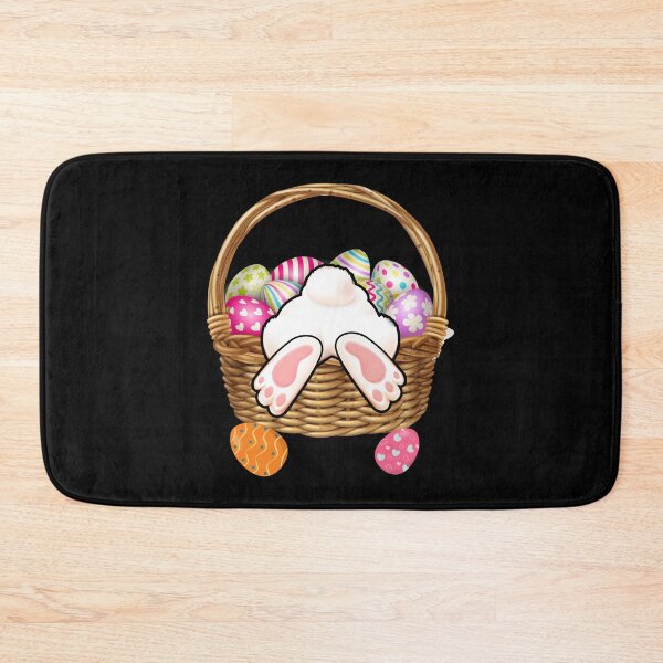 Item preview, Cute Bunny Rabbit Basket Easter Egg Hunting Boys Girls Kids designed and sold by haselshirt.