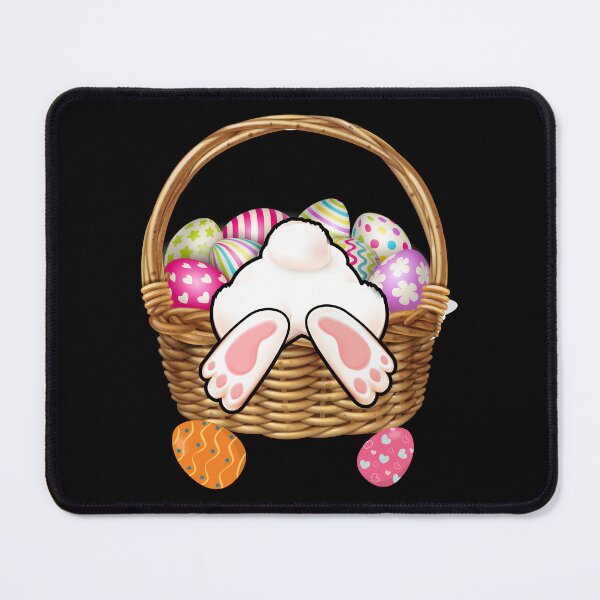 Item preview, Cute Bunny Rabbit Basket Easter Egg Hunting Boys Girls Kids designed and sold by haselshirt.