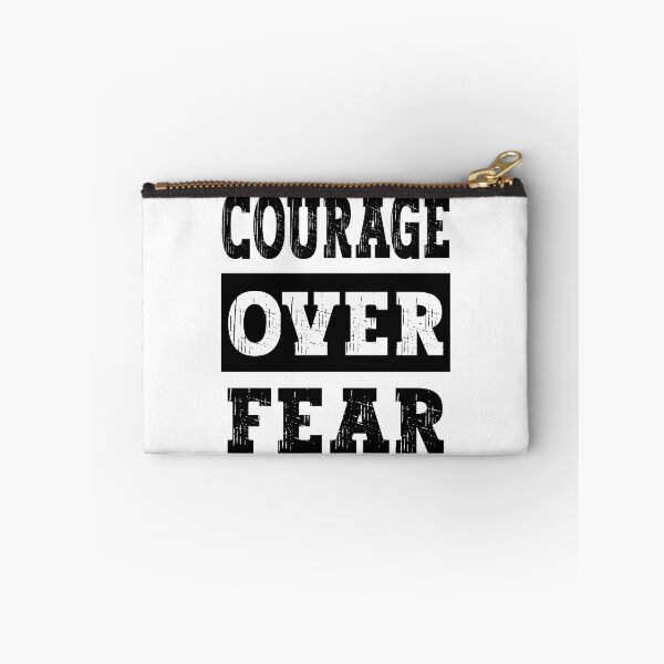 Item preview, Courage Over Fear Motivational Inspirational Quote designed and sold by PearlMoonGrapes.