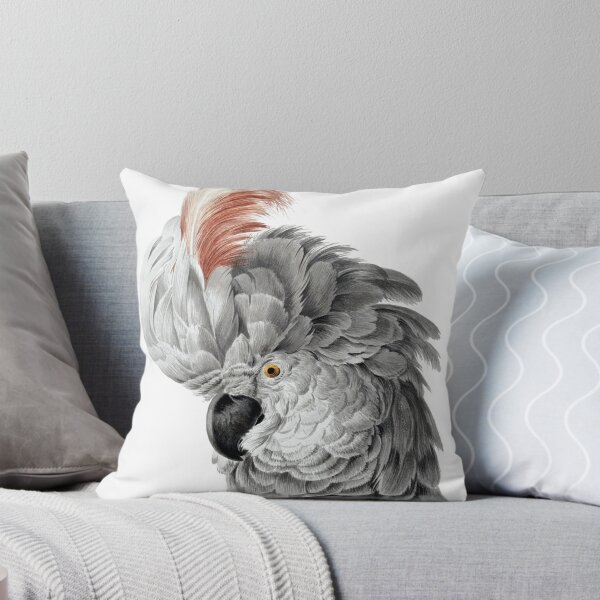 Item preview, Vintage white cockatoo parrot head painting designed and sold by TrendyMerchHere.