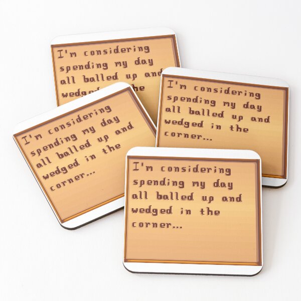 Item preview, Out of Context Stardew Valley Quotes: Krobus designed and sold by pearlxgirl.