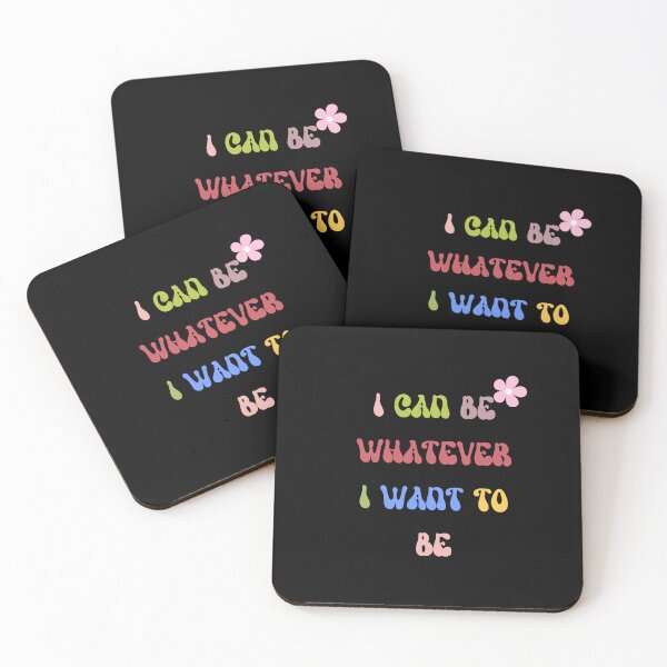 Item preview, I can be whatever I want to be, mental health sticker, positivity, selfcare, affirmations designed and sold by Radgraphic.