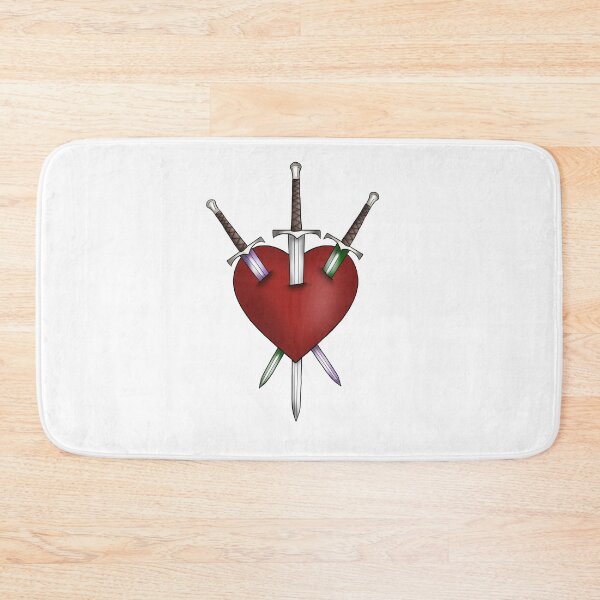 Item preview, genderqueer three of swords designed and sold by atlasbackache.