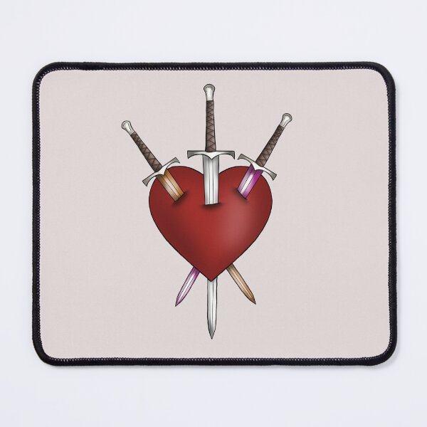 Item preview, lesbian three of swords designed and sold by atlasbackache.