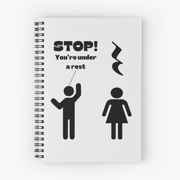 Item preview, Stop You're Under A Rest designed and sold by BlakefourDesign.