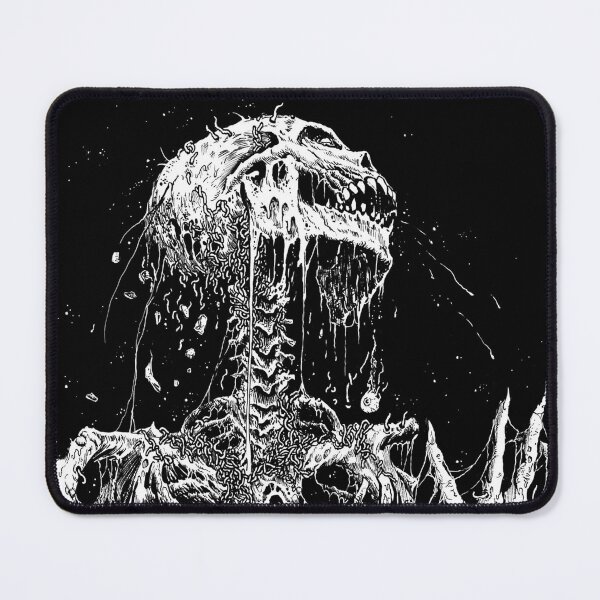 Item preview, Death Skeleton Awakening black & white designed and sold by DRK7DSGN.