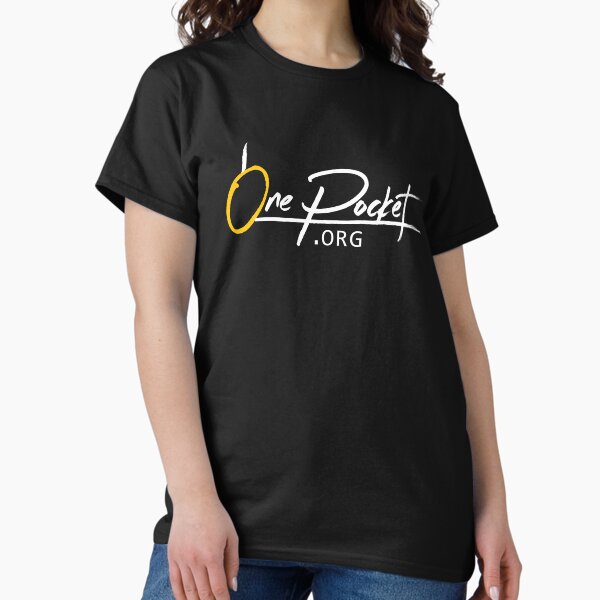 Item preview, OnePocket.org Logo on Black Background designed and sold by onepocket.