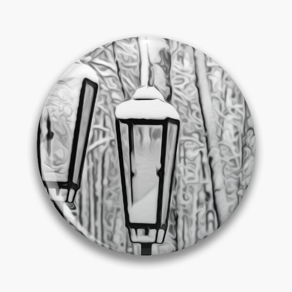 Item preview, Lamppost in front of snow-covered trees designed and sold by EvgeniiV.