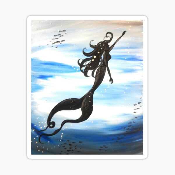 Mermaid Under the Sea Sticker