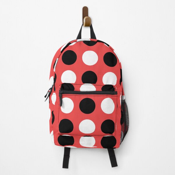 Aperçu de l'œuvre Rockabilly Polka Dots Black White and Red créée et vendue par tonymagnerart.