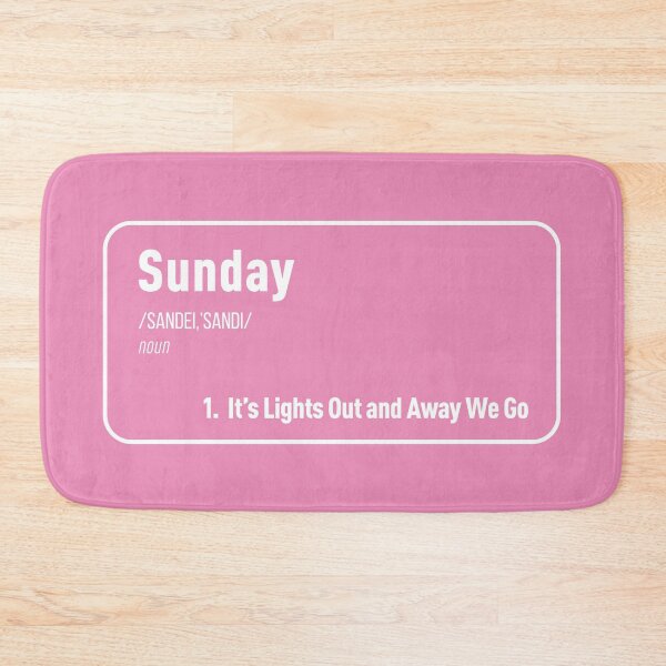 Item preview, Sunday It's Lights Out and Away We Go (Pink BG) designed and sold by FilipeFerreira.
