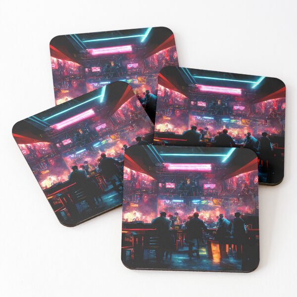 Item preview, Cyberpunk Bar Scene designed and sold by almodozo.