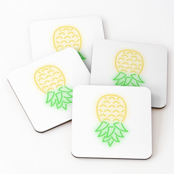 Item preview, Upside down pineapple - neon yellow and green designed and sold by SunCoastTees.