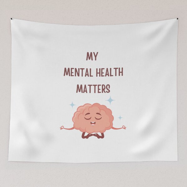 Item preview, Meditation sticker, mental health sticker, positivity, selfcare, affirmations designed and sold by Radgraphic.