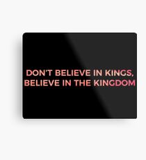 Don't Believe in Kings, Believe in the Kingdom - Chance the Rapper Metal Print