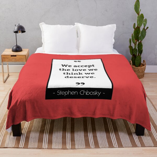Item preview, We accept the love we think we deserve. designed and sold by keilamariadesig.