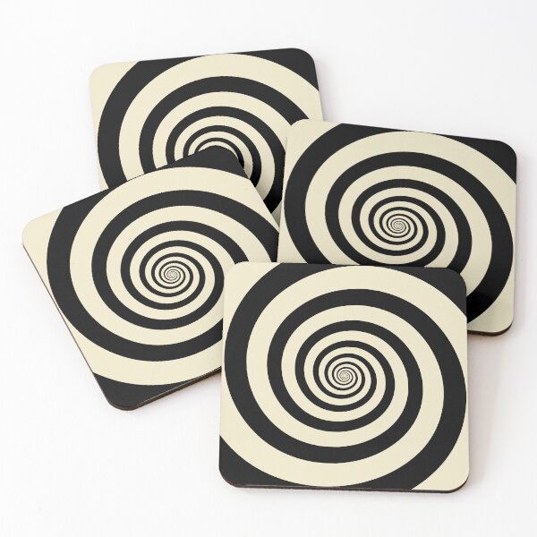 Item preview, Hypnotic Black and Cream Swirl designed and sold by Sparkle-Moth.