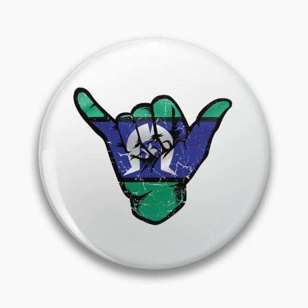 Item preview, Torres Strait Islanders  Shaka Hand Flag designed and sold by RahallusNtx.