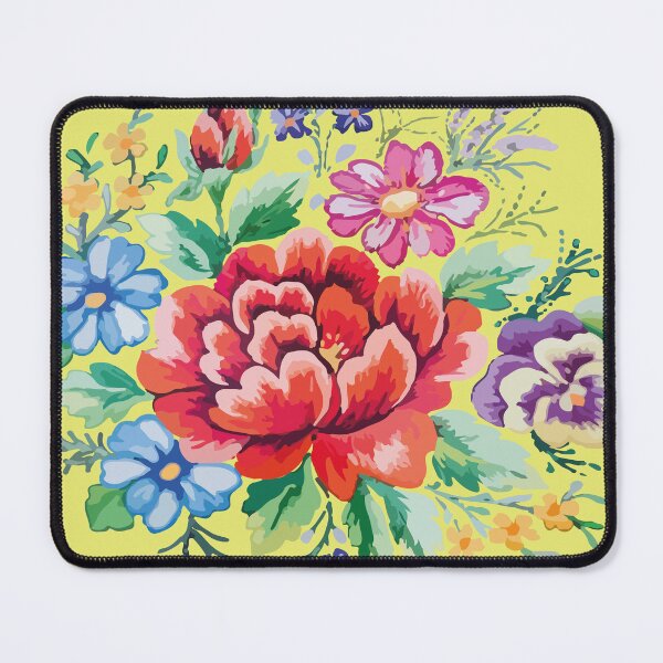 Item preview, Artistic elegant flower bouquet work of art flower arrangement yellow painting interior design designed and sold by Novel-ty.