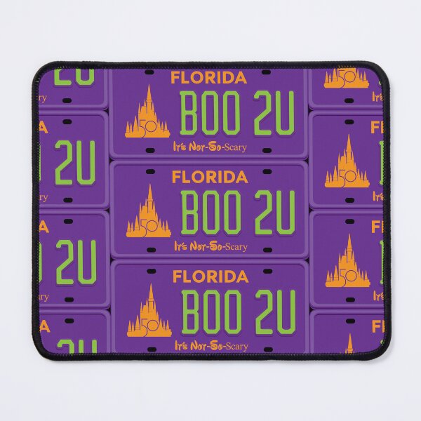 Item preview, Theme Park After Hours Halloween Party Anniversary License Plate designed and sold by flashoverstudio.