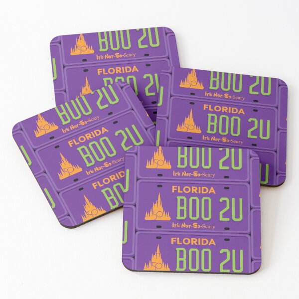 Item preview, Theme Park After Hours Halloween Party Anniversary License Plate designed and sold by flashoverstudio.