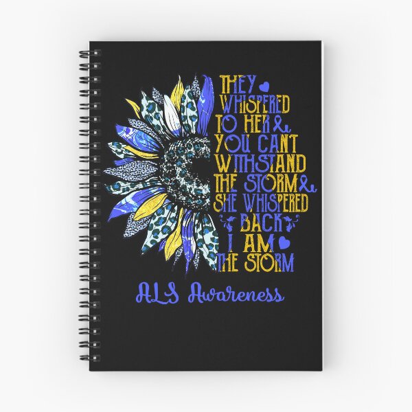 Item preview, I Am The Storm Sunflower Leopard ALS Awareness designed and sold by rechardtee.
