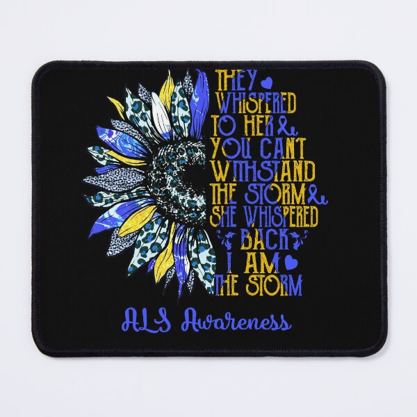 Item preview, I Am The Storm Sunflower Leopard ALS Awareness designed and sold by rechardtee.
