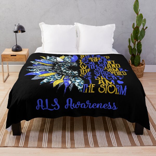 Item preview, I Am The Storm Sunflower Leopard ALS Awareness designed and sold by rechardtee.