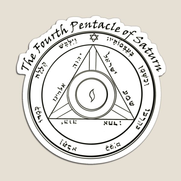 The Fourth Pentacle of Saturn - Solomon Seals