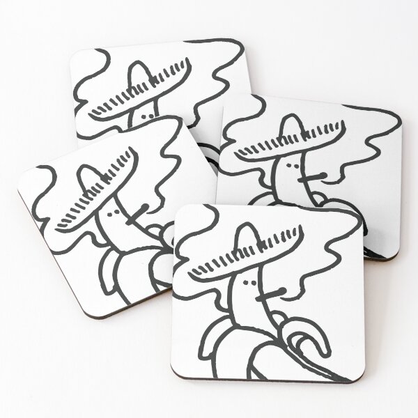Item preview, banana wearing a sombrero smoking a cigarette designed and sold by alirayanshop.