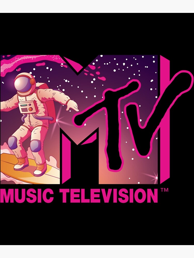 “Mademark x MTV - Official MTV Logo - Surfing Astronaut in Space Long