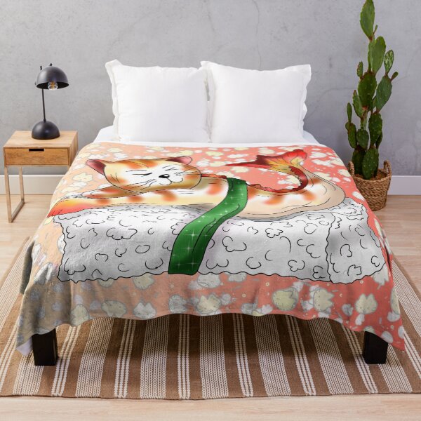 Item preview, cat sushi funny ginger catfish designed and sold by CuisineCat.