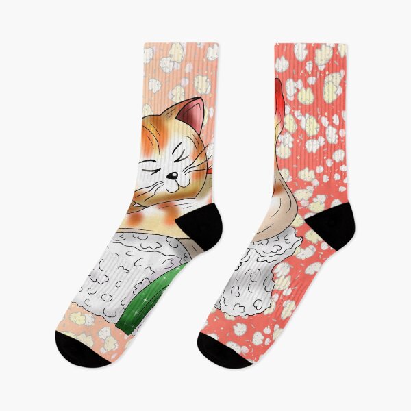 Item preview, cat sushi funny ginger catfish designed and sold by CuisineCat.