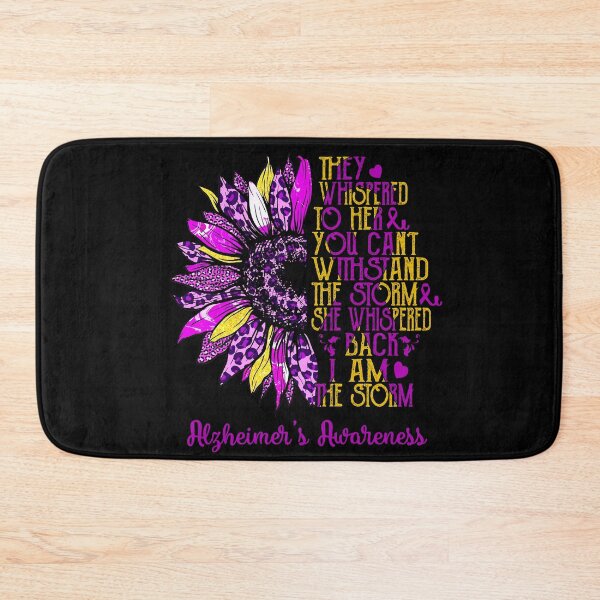 Item preview, I Am The Storm Sunflower Leopard Alzheimer's Awareness designed and sold by rechardtee.